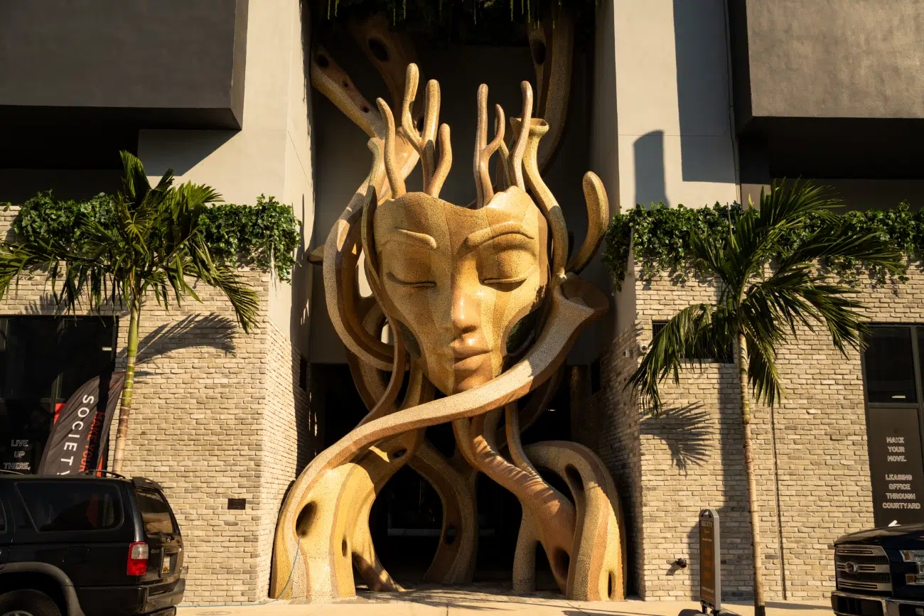 Lumen Sculpture in Wynwood by Daniel Popper